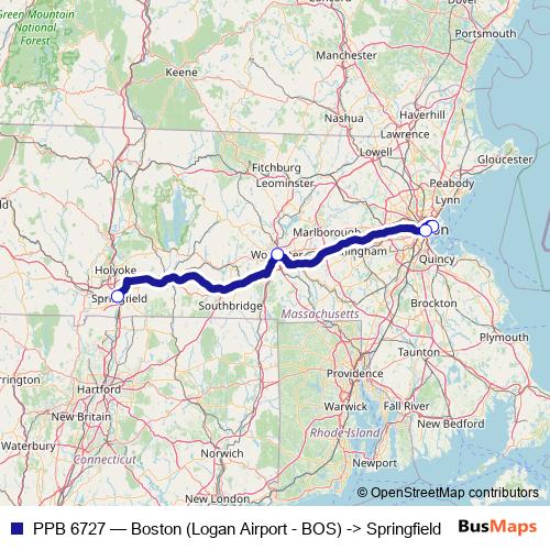 PPB 6727 bus Line Map