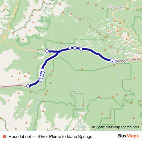 Roundabout bus Line Map