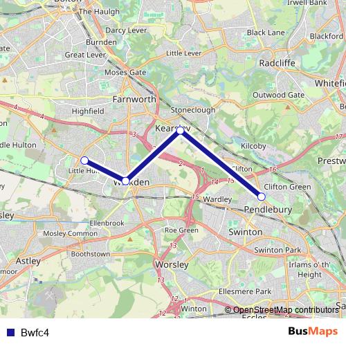 Bwfc4 bus Line Map