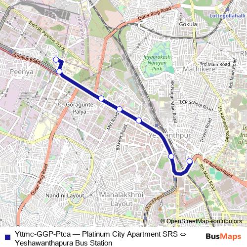 Yttmc-GGP-Ptca bus Line Map