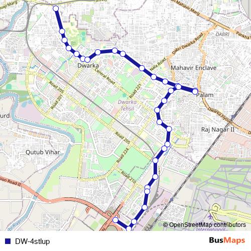 DW-4stlup bus Line Map