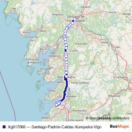 Xg817068 bus Line Map