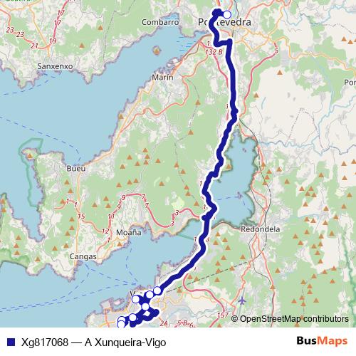 Xg817068 bus Line Map