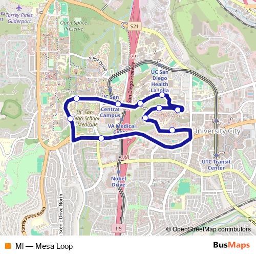 Ml bus Line Map