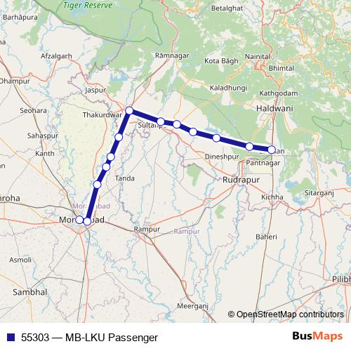 55303 rail Line Map
