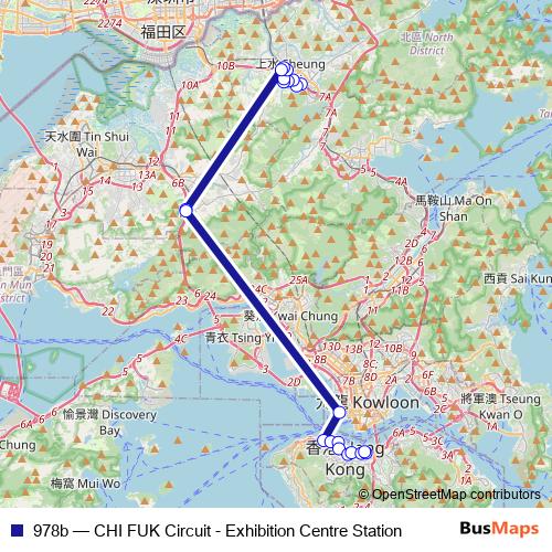 978b bus Line Map