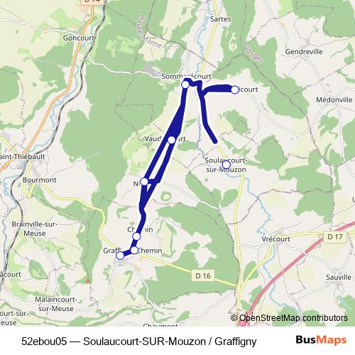 52ebou05 bus Line Map