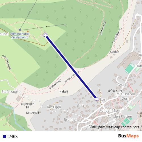 2463 funicular Line Map