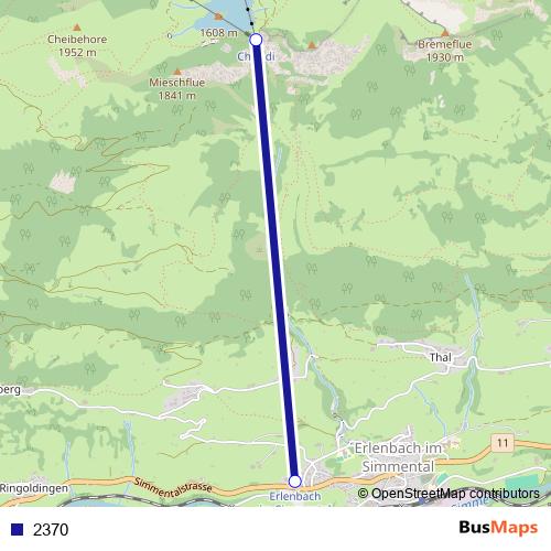 2370 cable-car Line Map