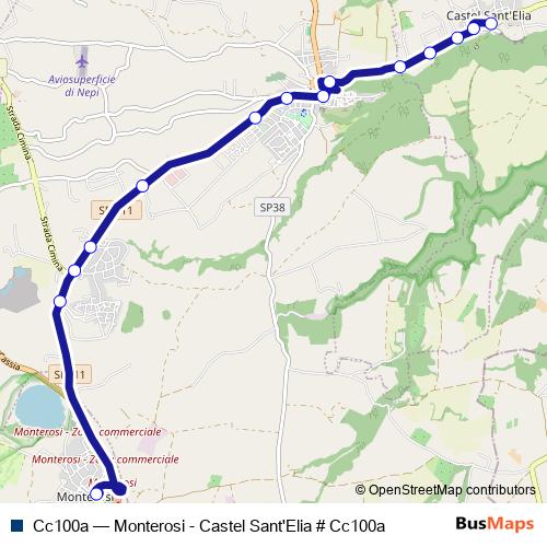 Cc100a bus Line Map
