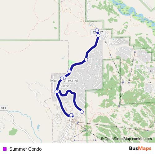 Summer Condo bus Line Map