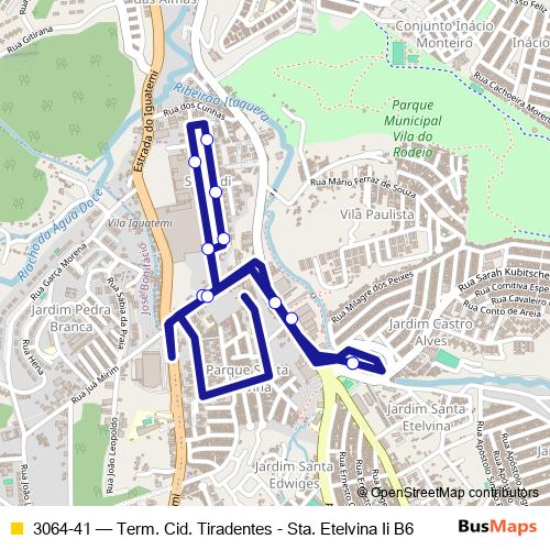 3064-41 bus Line Map
