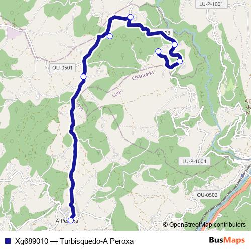 Xg689010 bus Line Map