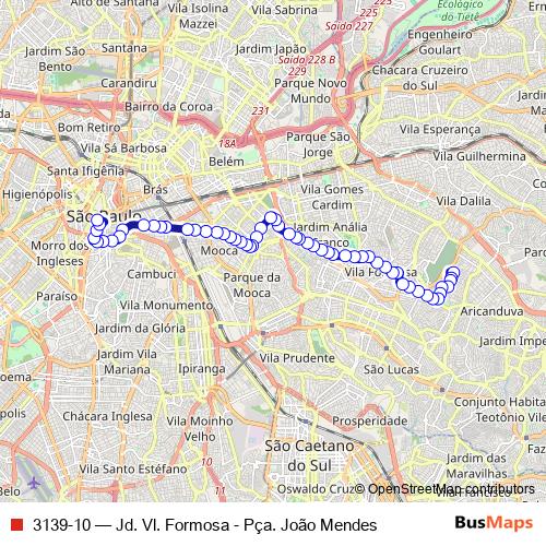 3139-10 bus Line Map