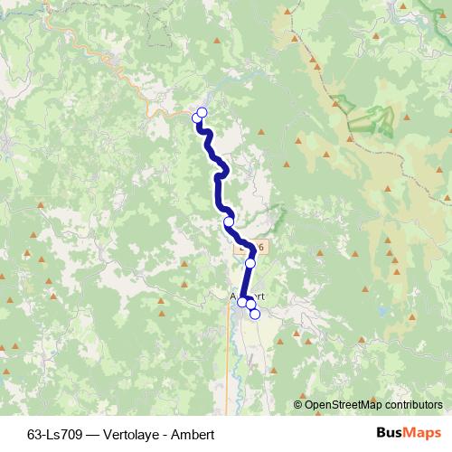 63-Ls709 bus Line Map