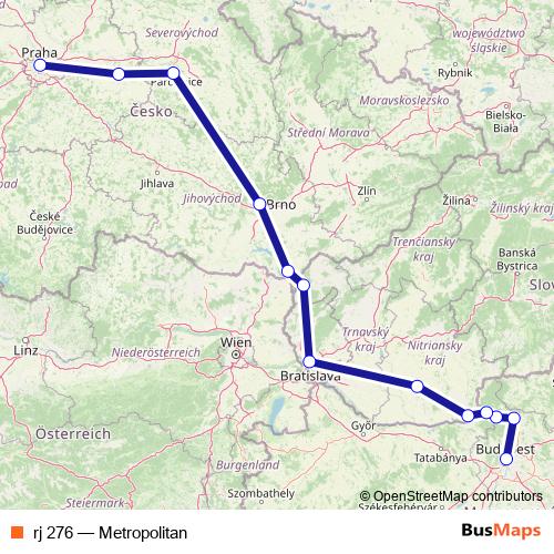 rj 276 rail Line Map