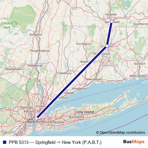PPB 5313 bus Line Map