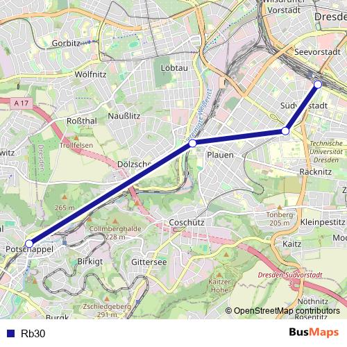 Rb30 rail Line Map