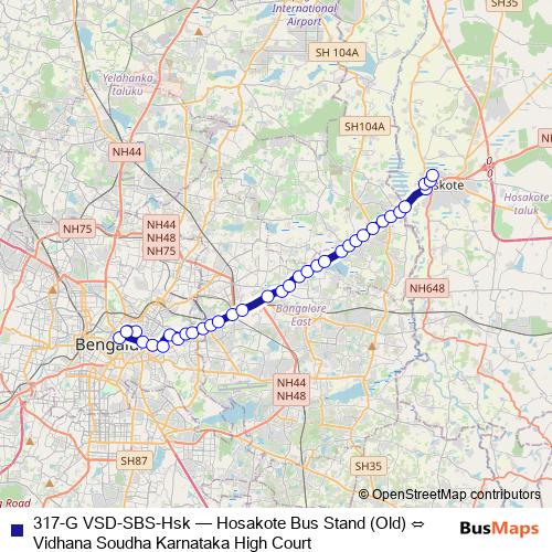 317-G VSD-SBS-Hsk bus Line Map