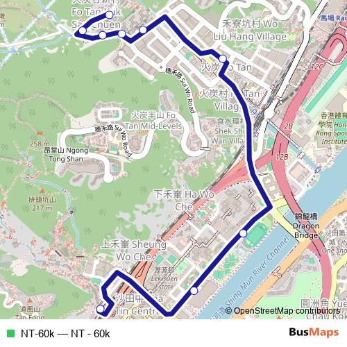 NT-60k bus Line Map