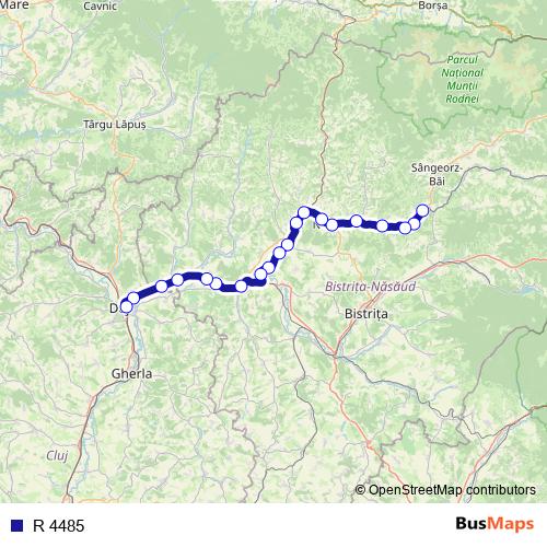R 4485 rail Line Map