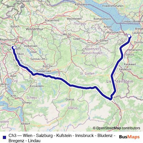Ch3 rail Line Map