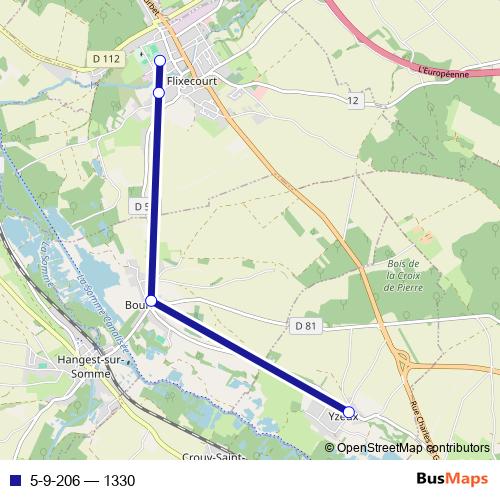 5-9-206 bus Line Map