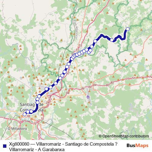 Xg800080 bus Line Map