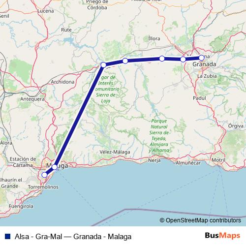 Alsa - Gra-Mal bus Line Map