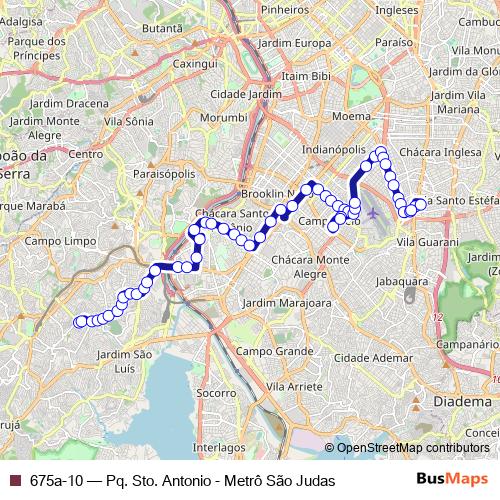 675a-10 bus Line Map