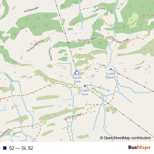 52 cable-car Line Map