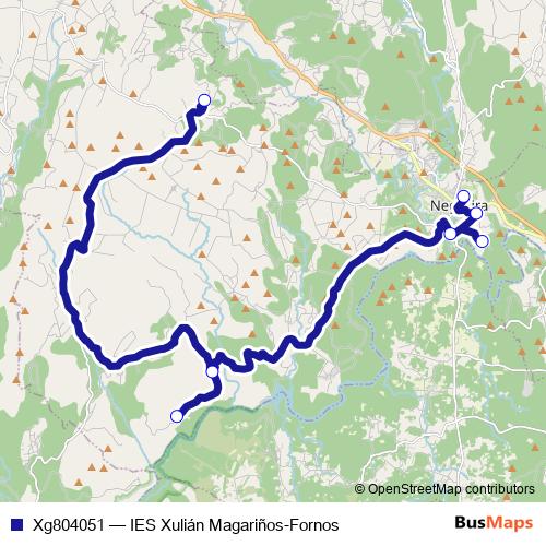 Xg804051 bus Line Map
