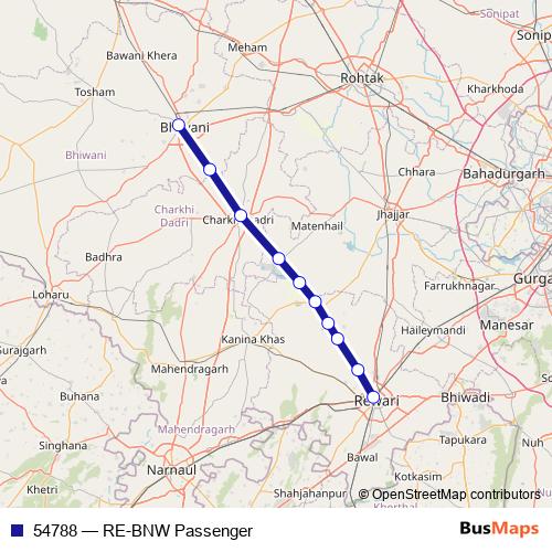 54788 rail Line Map