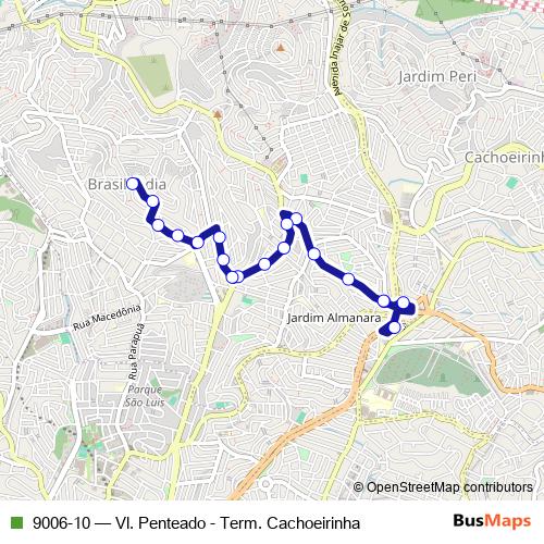 9006-10 bus Line Map