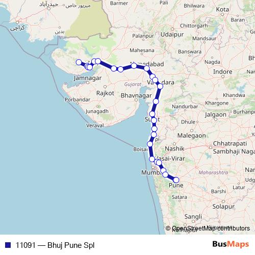 11091 rail Line Map