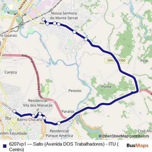 6207vp1 bus Line Map
