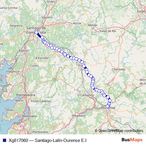 Xg817060 bus Line Map