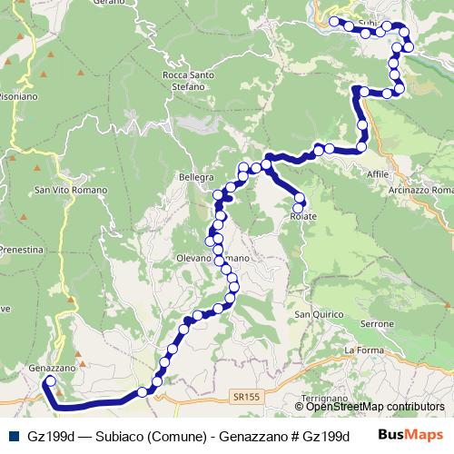 Gz199d bus Line Map