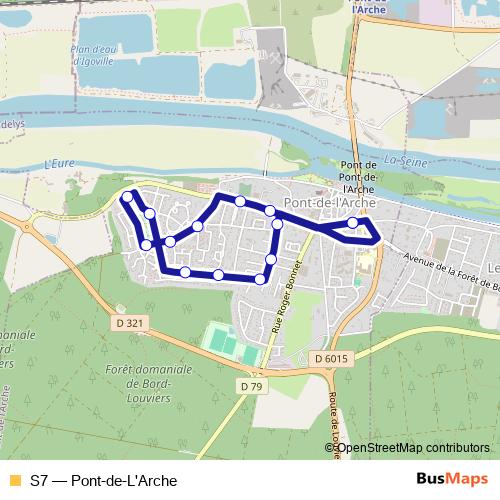 S7 bus Line Map
