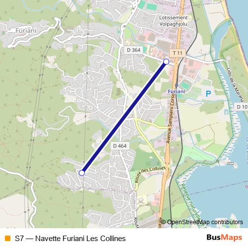 S7 bus Line Map