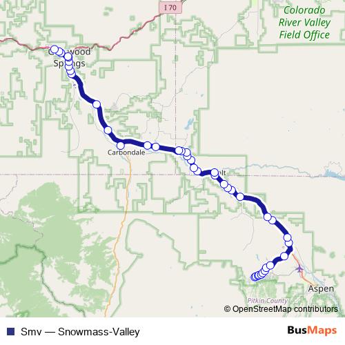 Smv bus Line Map