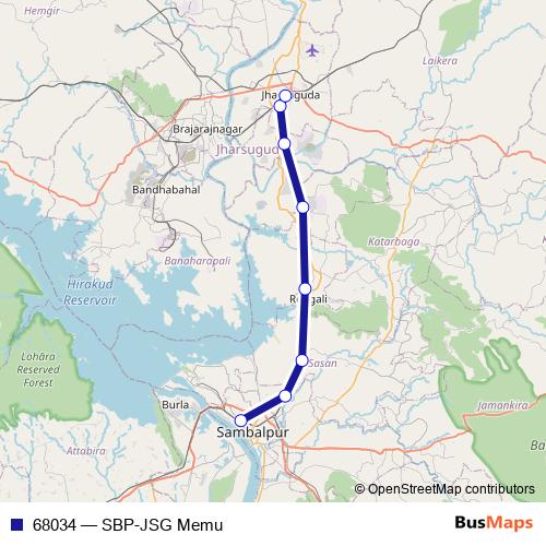 68034 rail Line Map
