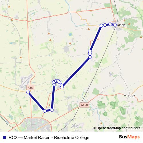RC2 bus Line Map