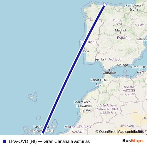 LPA-OVD (Nt) air Line Map