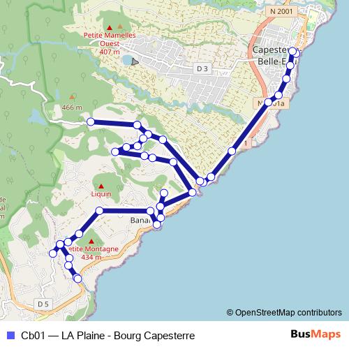 Cb01 bus Line Map