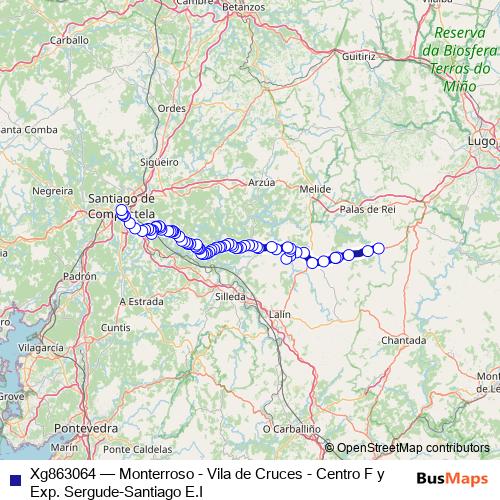Xg863064 bus Line Map
