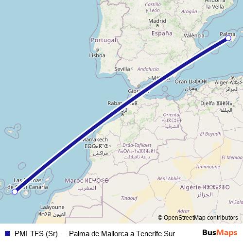 PMI-TFS (Sr) air Line Map