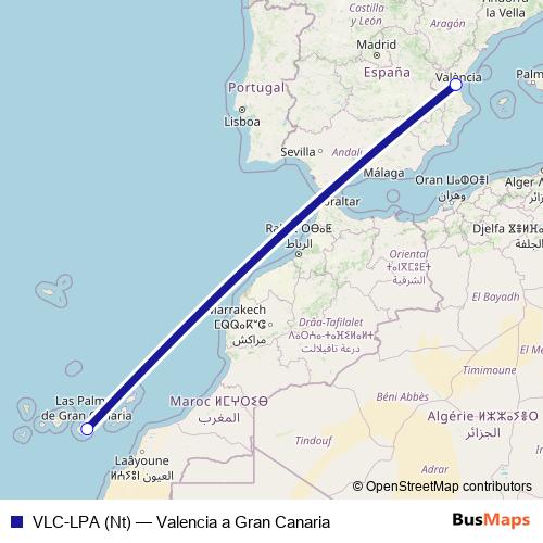 VLC-LPA (Nt) air Line Map