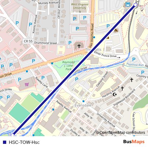 HSC-TOW-Hsc tram Line Map
