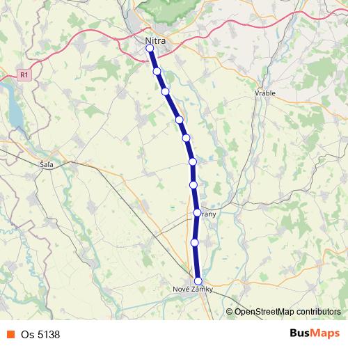 Os 5138 rail Line Map